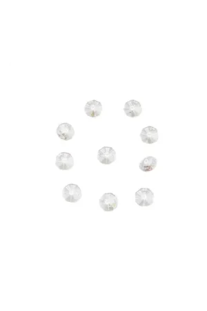10pz Ottagono Cristallo Trasparente Promo Stagionale