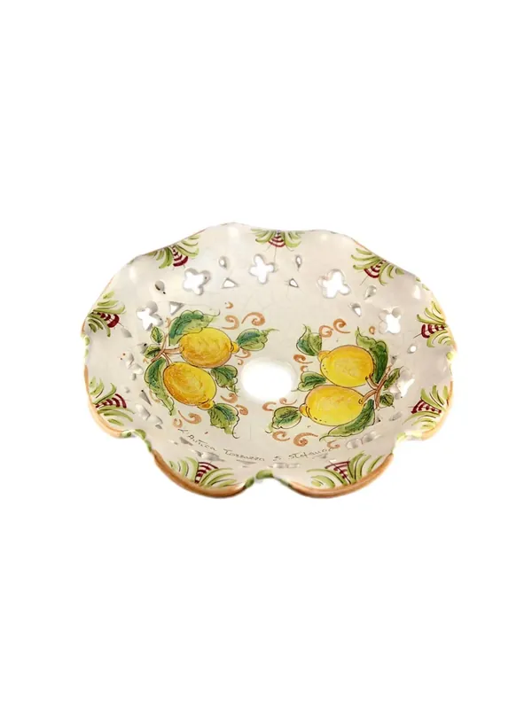 Bestseller Piatto D.30 decoro Limoni ceramica siciliana