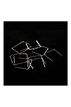30pz Clips Cromato chiusura per cristalli Non Perdere