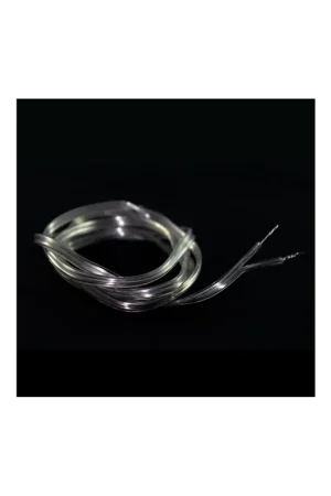2mt Piattina trasparente cavo costa stretta 2x0,50 Occasione
