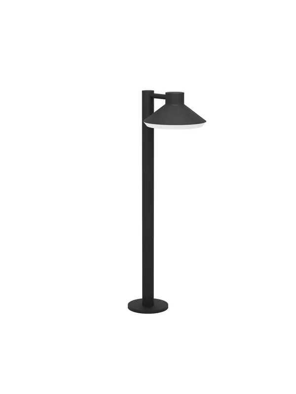 Paletto moderno da esterno h.74cm design nero GL1964 per veranda giardino Promo Stagionale