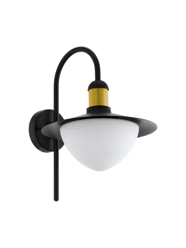 Applique da esterno moderno nero GL0725 Ultimissimo Modello