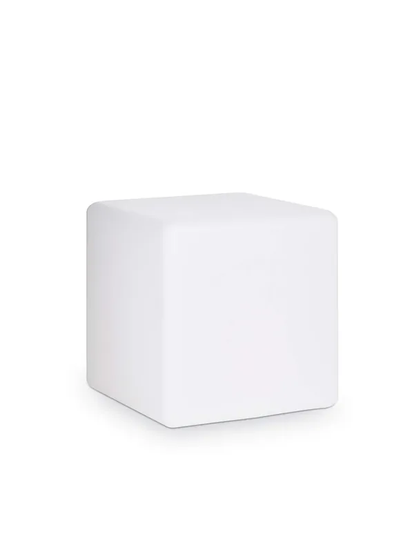 Offerta Limitata Cubo per esterno bianco moderno DL1011