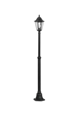 Vendita Finale Paletto da esterno classico 1 luce nero-argento GL1319