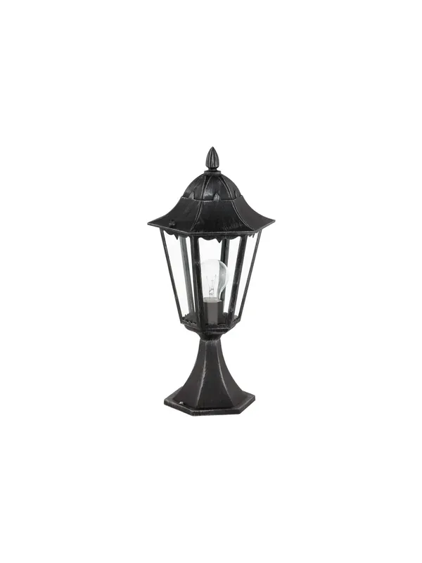 Paletto da esterno classico nero-argento GL1331 Sconto