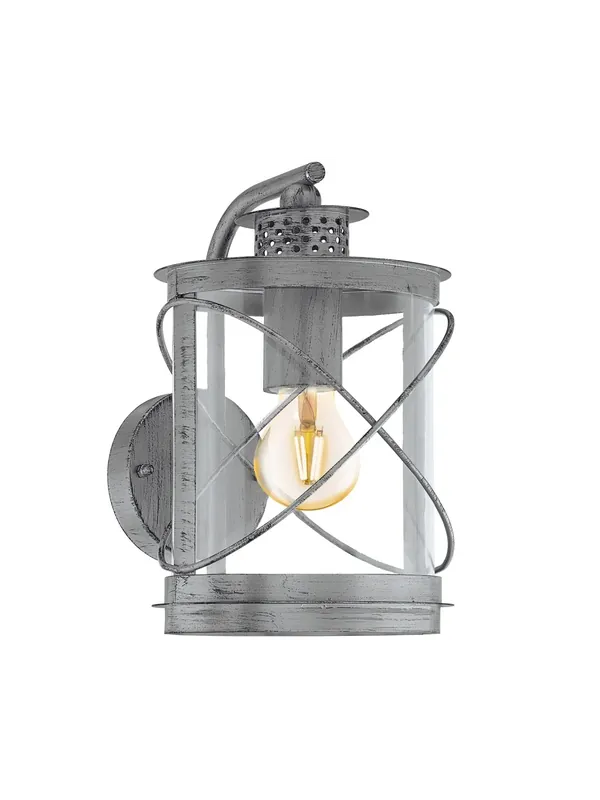 Ultima Occasione Applique da esterno moderno argento 1 luce GL1368