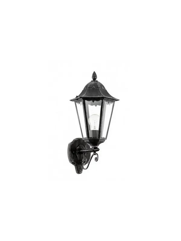 Applique da esterno classico nero-argento GL1402 Nuova Collezione