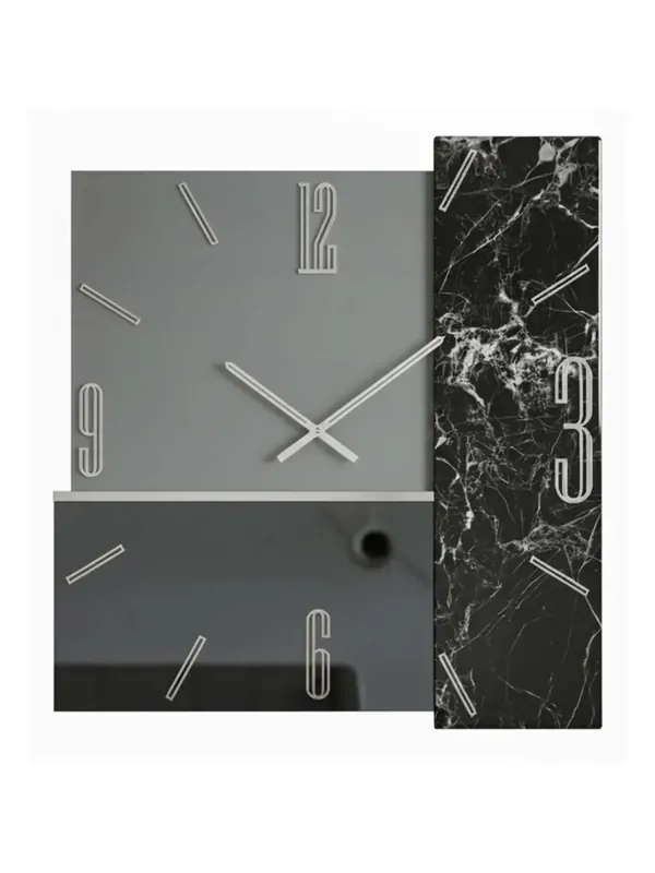 Orologio da parete moderno luxury in resina legno e vetro atd 185 Consegna Rapida