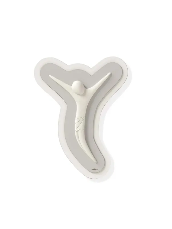 Compra Online Crocifisso moderno stilizzato sacro in resina e legno taglio laser AB079