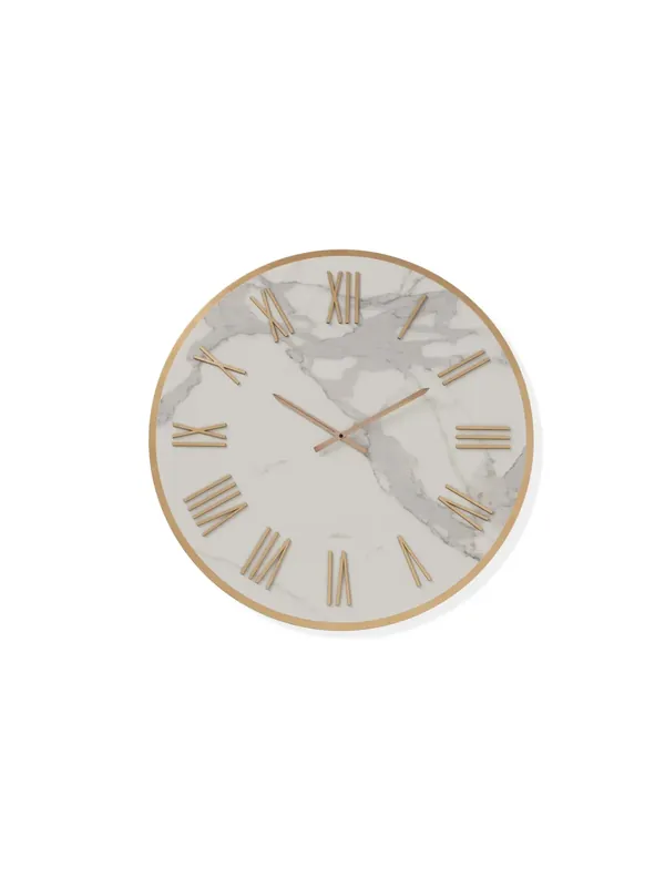 Prezzo Conveniente Orologio da parete moderno in gres e legno rame AB088