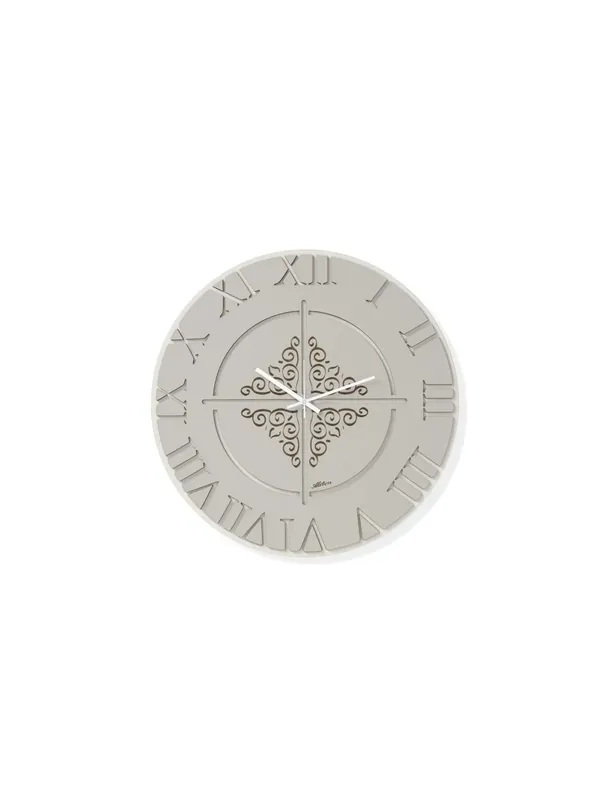 Orologio da parete moderno in legno taglio laser grigio AB021 Prezzo Di Fabbrica