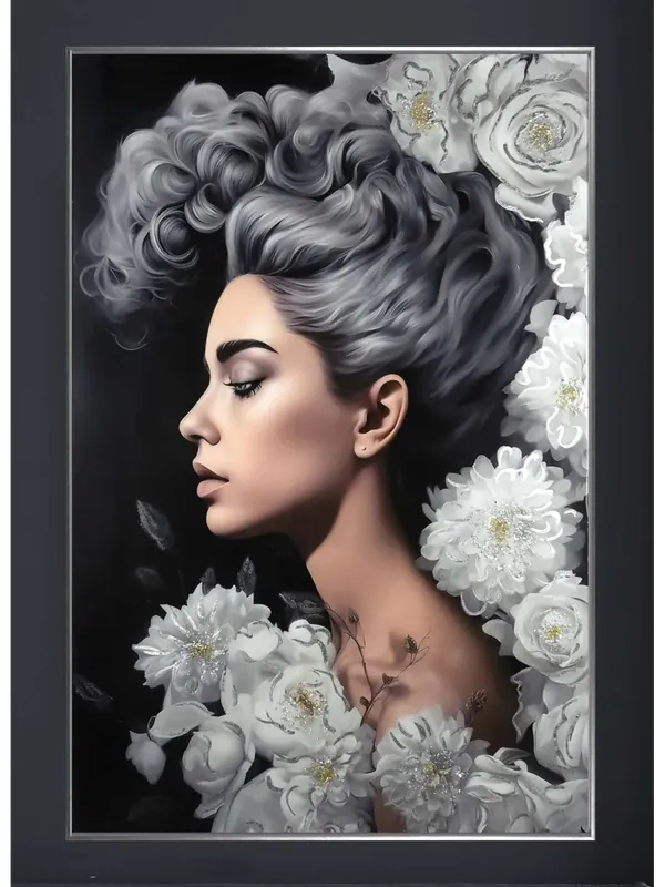 Quadro da parete moderno con viso luxury in resina atd 064 Quantità Limitata