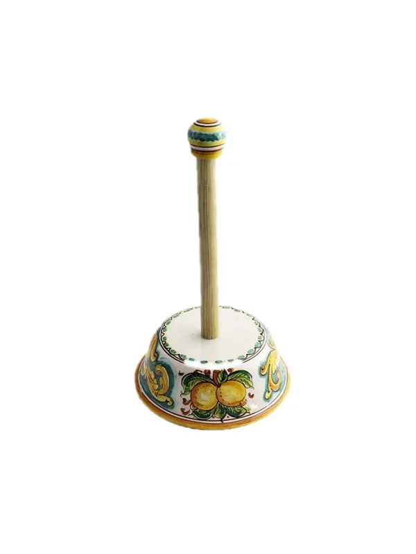 Soddisfatti O Rimborsati Porta rotolo in ceramica siciliana art.11 dec. Limoni