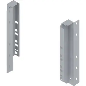 A Buon Prezzo Supporti BLUM modello Z30 Tandembox per schienale in legno, altezza D (224 mm), destro+sinistro, R9006 grigio metallizzato