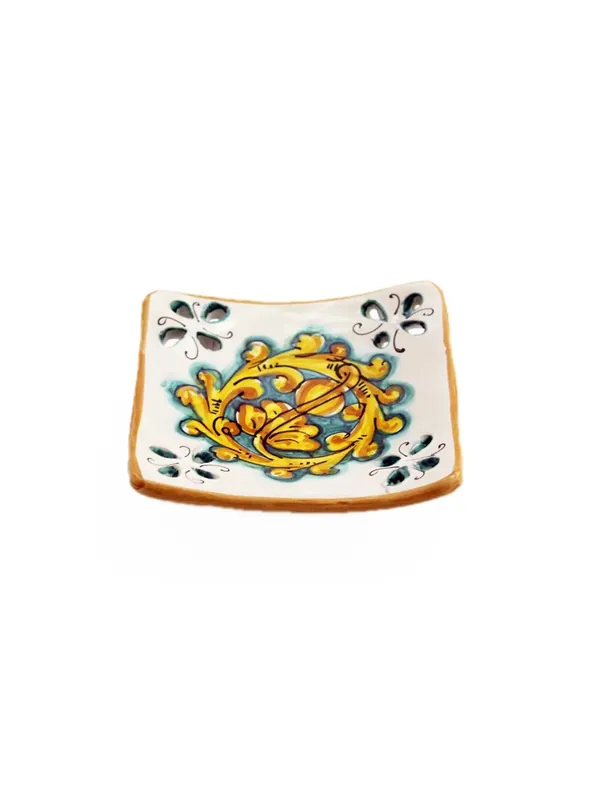 Novità Svuota tasche in ceramica siciliana art.21 dec. Gianluca