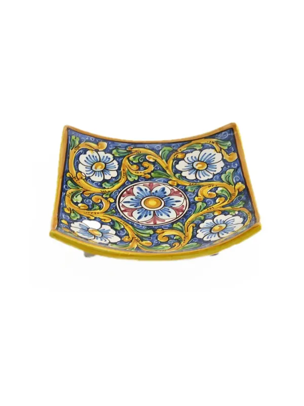 Svuota tasche in ceramica siciliana art.26 dec. Barocco Super Prezzo