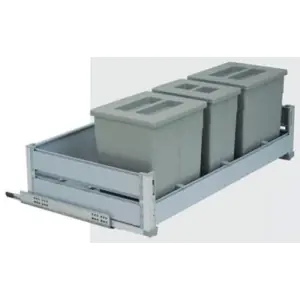 Consegna Rapida Elemento scorrevole portasecchi e detersivi per sottolavello GL serie ECOS LINE-L modello BL3 19B80 (dimensioni 800x480x336x760?768) per mobile in colorazione bianco