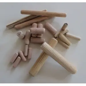Spina legno diametro 10 lunghezza 60mm per mobile in legno di robinia (acacia) Nuova Collezione