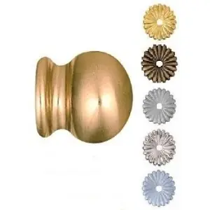 Spedizione Espresso Finale OMP PORRO per tenda modello 883 diametro 11 in ottone oro lucido