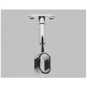 Acquista Ora Reggitubo SERVICE modello 5023 regolabile centrale per tubo ovale 30x15mm per mobile in zama cromato
