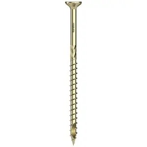 Affare Vite EUROTEC modello PANELTWISTEC testa piana svasata taglio torx 8x220 per fissaggio ferramenta in acciaio finitura zincata gialla