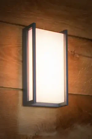Appliance da esterno LED intelligente QUBO, grigio scuro 22 cm IP54 RGB CCT Subito Disponibile