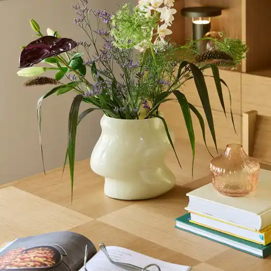 Scelto Dai Clienti Vaso Lote, color sabbia, altezza 20 cm, vetro