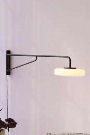 Applique a LED Sway, nera, profondità 120 cm, metallo Affare