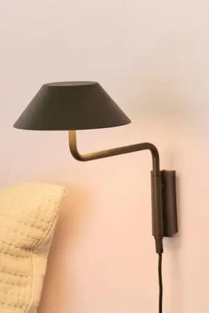 Applique a LED COVER, nera, profondità 30 cm, metallo Novità