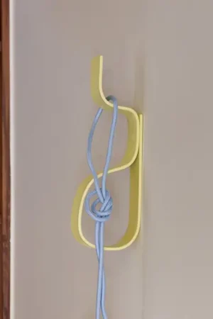 A Buon Prezzo Gancio appendiabiti Nami, giallo, altezza 20 cm, ferro