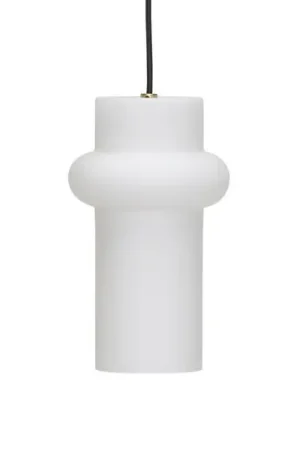 Lampada a sospensione Pilule Up, bianco opaco, Ø 15 cm, vetro Occasione