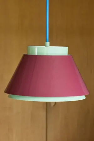 Lampada a sospensione Remi, verde/rosso, Ø 25 cm, metallo Bestseller