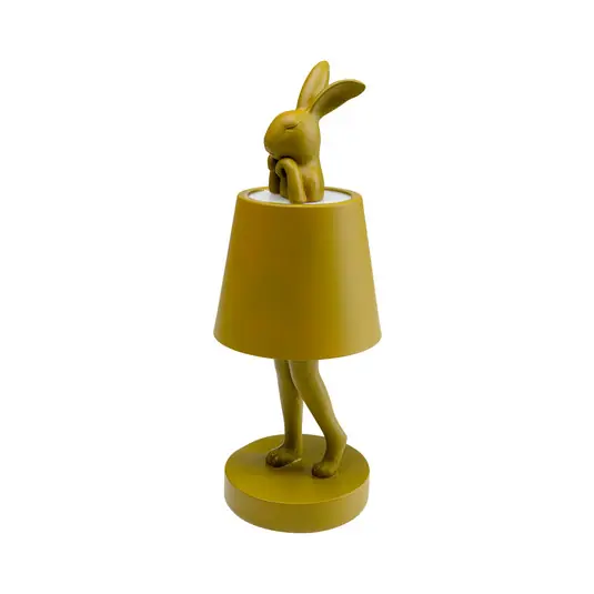 Lampada da tavolo a batteria a LED KARE Animal Rabbit, verde, IP54, 29 cm Direttamente Dal Produttore