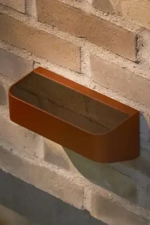 Spedito Oggi Applique da esterno LED e solare Marcellio, marrone, con sensore, IP54
