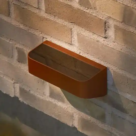 Spedito Oggi Applique da esterno LED e solare Marcellio, marrone, con sensore, IP54