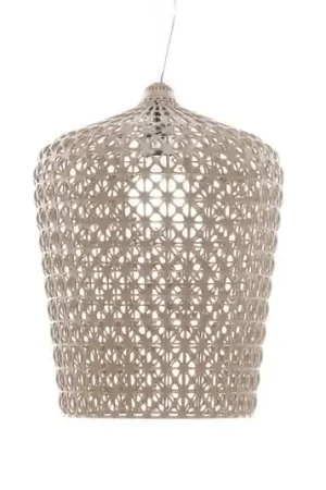 Acquista Ora Lampada a sospensione Kartell Kabuki, grigio tortora, Ø 50 cm
