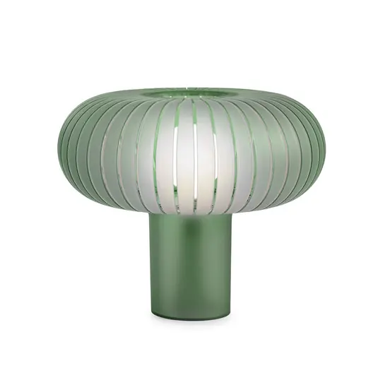Novità Lampada da tavolo Kartell Teresa Frozen, verde salvia, dimmerabile, E27