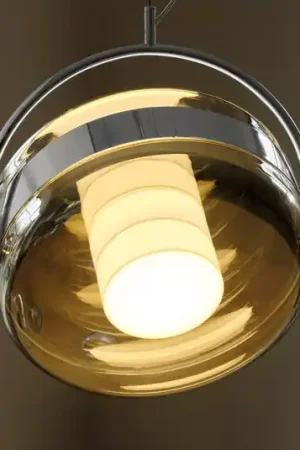 Pagamento Sicuro Lampada a sospensione Endless, vetro soffiato a mano, GX53