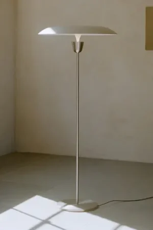 Affare NEW WORKS Piantana LED Kantarell, nichel, dimmerabile, 127 cm