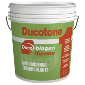 Quantità Limitata Pittura termica traspirante DUCO modello DUCOTONE BIOGEN THERMO finitura bianco in barattolo da 4lt