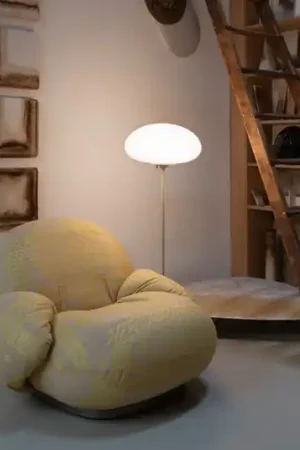 Piantana Gubi Stemlite, grigio ghiaia, altezza 110 cm, dimmerabile Prezzo Conveniente
