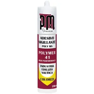 Prezzo Scontato Adesivo PM modello POLYMER 41 finitura nero in cartuccia da 290ml