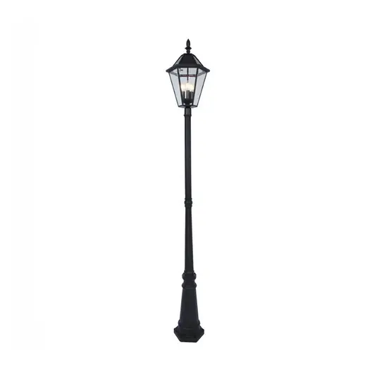 Prezzo Ridotto Lampada LED da esterno e solare LONDON, nera, altezza 227 cm, IP44