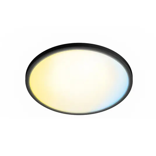 Plafoniera LED Philips Superslim, nera, CCT, dimmerabile Consegna Rapida