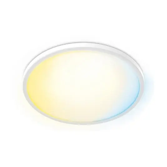 Plafoniera LED Philips Superslim, bianca, CCT, dimmerabile Novità