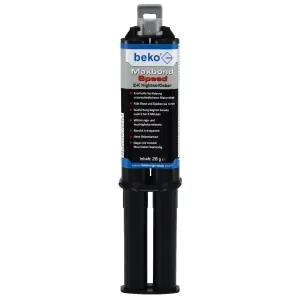 Direttamente Dal Produttore Colla bicomponente BEKO modello MAXBOND SPEED in flaccone da 28gr