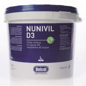 Reso Gratuito Colla vinilica UNICOL modello NUNIVIL 1000 in secchiello da 10Kg