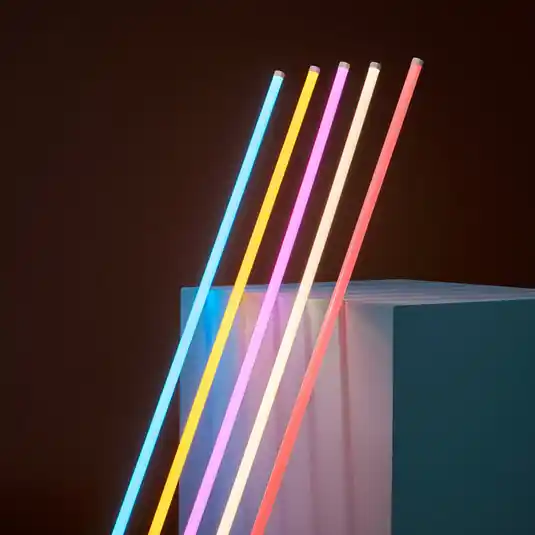 Ultime Pezzi HAY Lampadina tubolare LED Neon Tube, blu, PVC, lunghezza 1,5 m, spina
