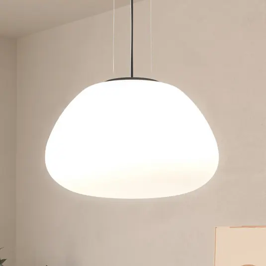 Lampada a sospensione Stars of Light Balmes, bianca, Ø 42 cm, vetro Prezzo Basso