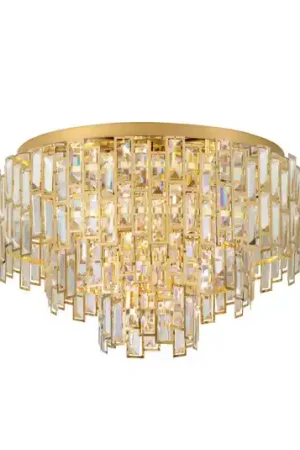 Super Prezzo Plafoniera Stars of Light Calmeilles in ottone Ø 63 cm con vetro